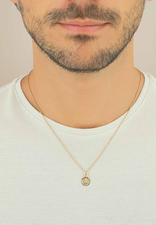 Image du produit Muau Pendant guardian angel yellow gold 750, 16x10mm (Or jaune 750/18K)