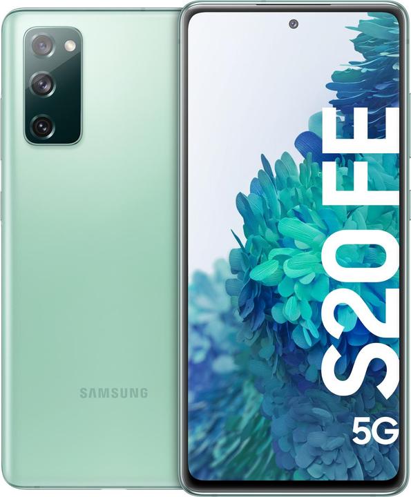 Produktbild Samsung Galaxy S20 FE 5G EU (128 GB, Cloud Mint, 6.50", Dual SIM, 12 Mpx, 5G)
