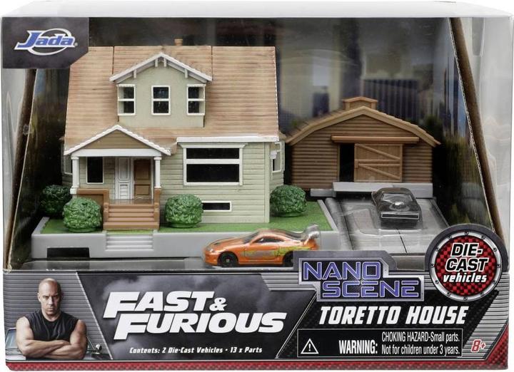 Actual product image Jada F&F Nano Dom's House Display Diorama