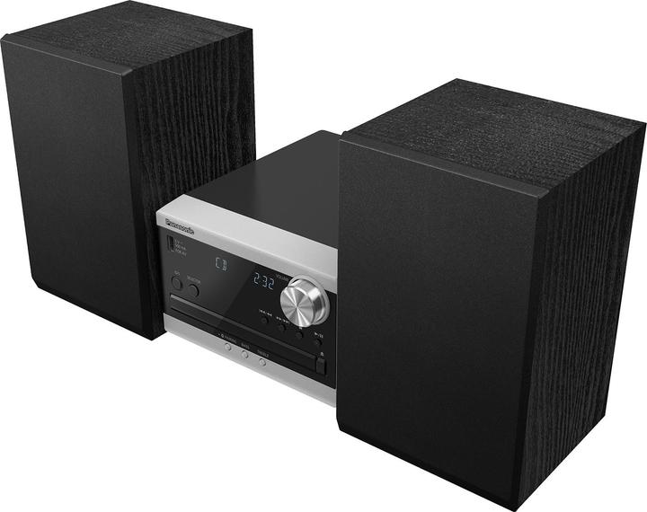 Actual product image Panasonic SC-PM272 Home Audio Microsystem 20 W Silver (Bluetooth, CD player, 2x 10 W)