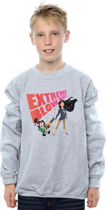 Actual product image Disney Boys Wreck It Ralph Pocahontas And Vanellope Sweatshirt (152, 158)