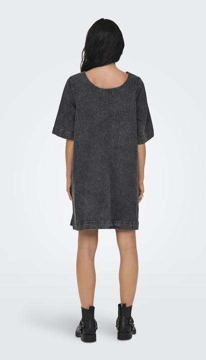 Produktbild Only Volumiger Fit Rundhals Kurzes Kleid Jeanskleid (M)