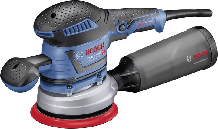 Image du produit Bosch Professional Ponceuse excentrique GEX 40-150 avec 1 x feuille de ponçage multi-trous C470 (Ponceuse excentrique, 400 W)