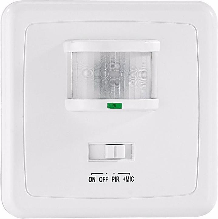Actual product image Revolt Set of 4 Automatic Light Switch with PIR and Acoustic Sensor (12 m)