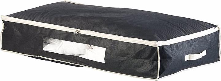 Immagine prodotto Infactory Cassapanca sotto il letto con finestra di visualizzazione e maniglie, 100x48x18 cm, nero (100 x 48 x 18 cm)