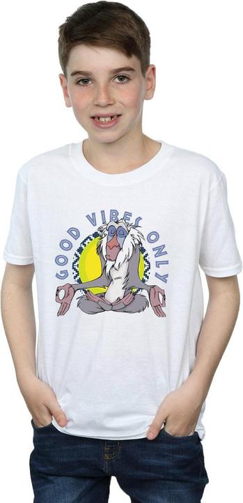 Actual product image Disney Boys The Lion King Rafiki Good Vibes Only T-Shirt (152, 158)