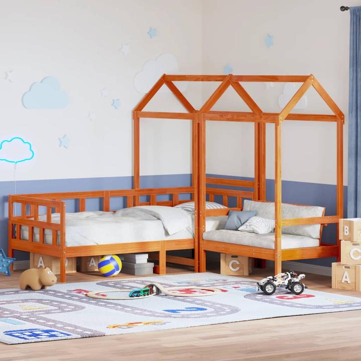 Immagine prodotto VidaXL Set letto da giorno con tetto (80 x 200 cm)
