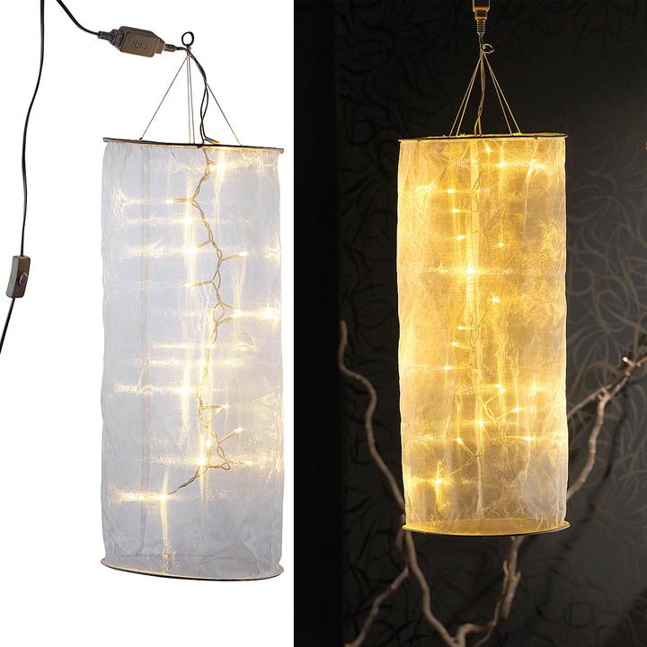 Immagine prodotto Lunartec Scultura in tubo di organza con 20 LED, 60 cm (0.60 m)