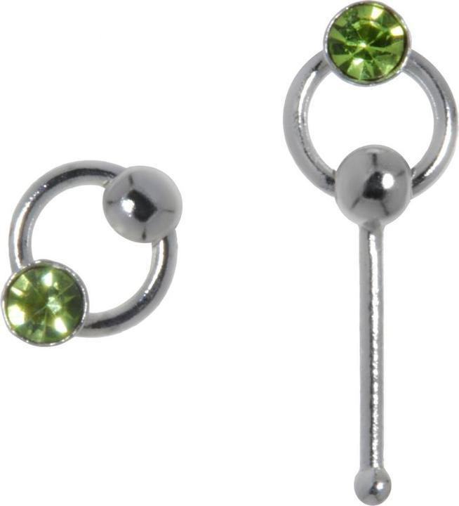 Produktbild Bijouteria Nasenpiercing (Silber 925, Kristall)