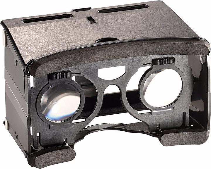 Actual product image Auvisio Foldable Mini Travel Virtual Reality Glasses 3D for Smartphones