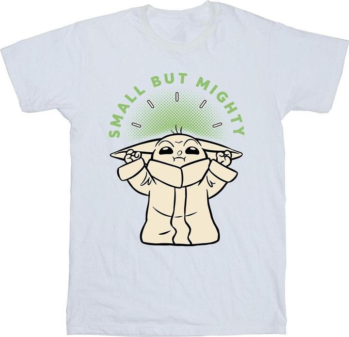 Immagine prodotto Star Wars The Mandalorian Small But Mighty Grogu Maglietta Uomo (L)