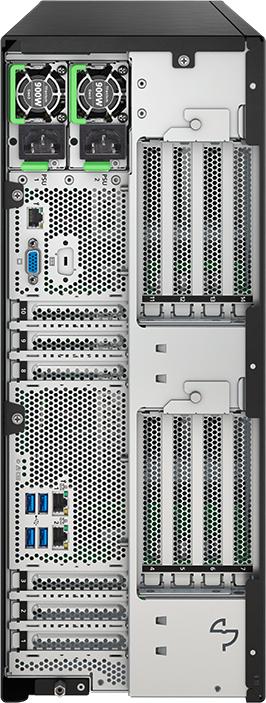 Image du produit Fujitsu TX2550M7 4410T 10C Silver 32GB 8LFF 2x900W (Intel Xeon Silver 4410T, 32 Go, Serveur de la tour)