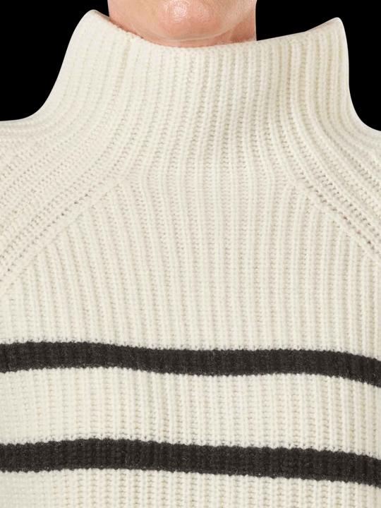 Produktbild Drykorn Stand-Up Collar Cynara Pullover Stripes Off White (S)