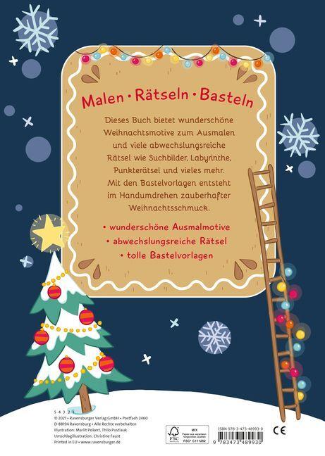 Productafbeelding Ravensburger Schilderen - Raadsels - Handwerken: Kerstmis