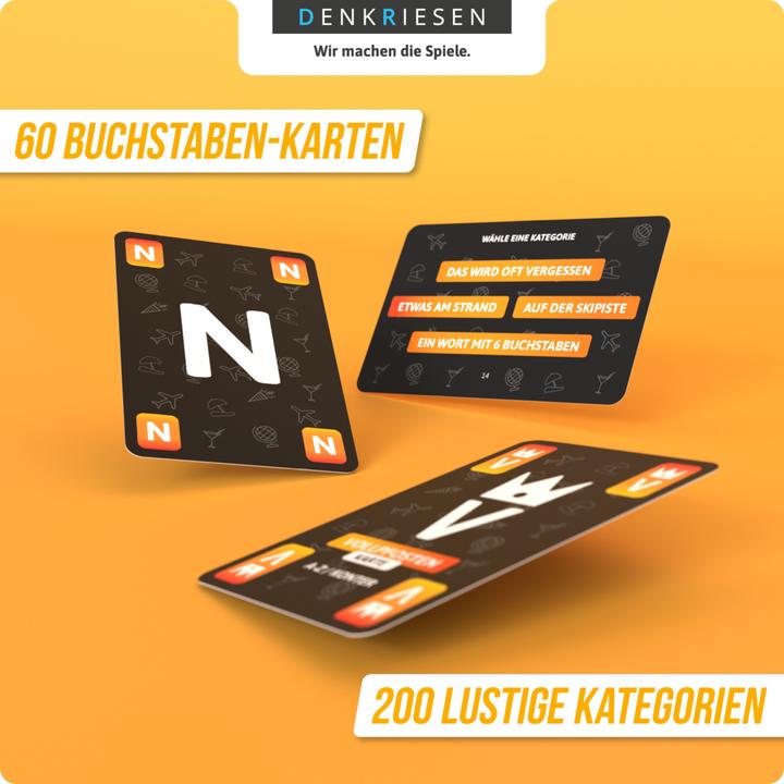 Produktbild Denkriesen - STADT LAND VOLLPFOSTEN® - Das Kartenspiel – URLAUB EDITION - "Meer im Kopf." (Deutsch)