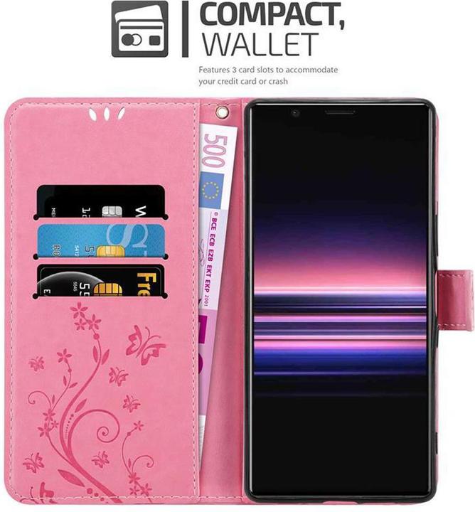 Productafbeelding Cadorabo Bloemen Boekomslag (Sony Xperia 5)