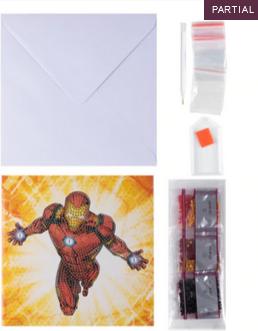 Produktbild Craft Buddy Ironman, Karte 18x18cm Crystal Art