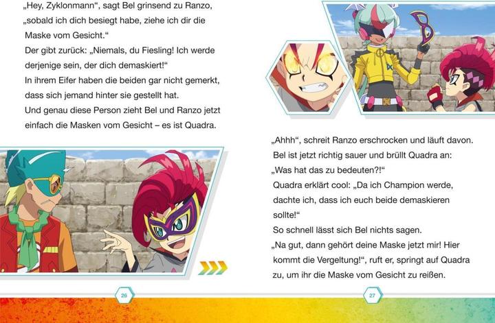 Actual product image BEYBLADE BURST QUADSTRIKE: Donner und Blitz! Kraft der Elemente! (German, Nelson, 2024)