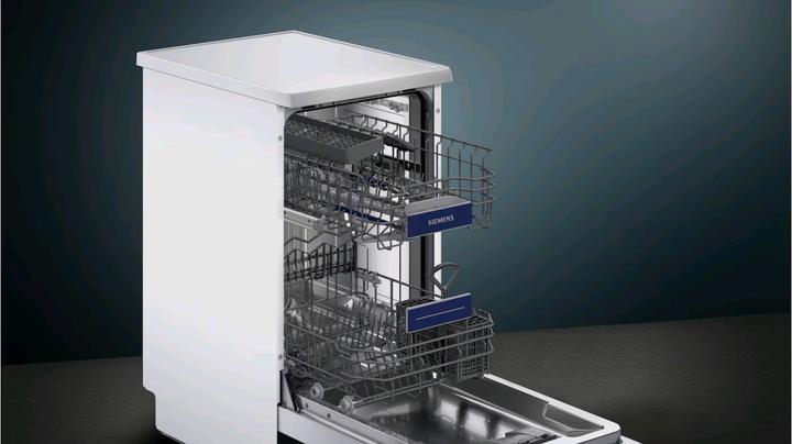 Actual product image Siemens iQ500, Freestanding dishwasher, 45 cm, White, SR25ZW10ME