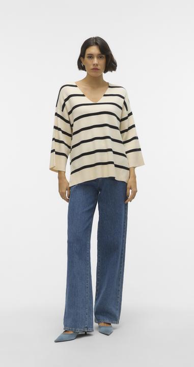 Produktbild Vero Moda V-Ausschnitt Tief angesetzte Schulter Pullover Strickpullover (S)