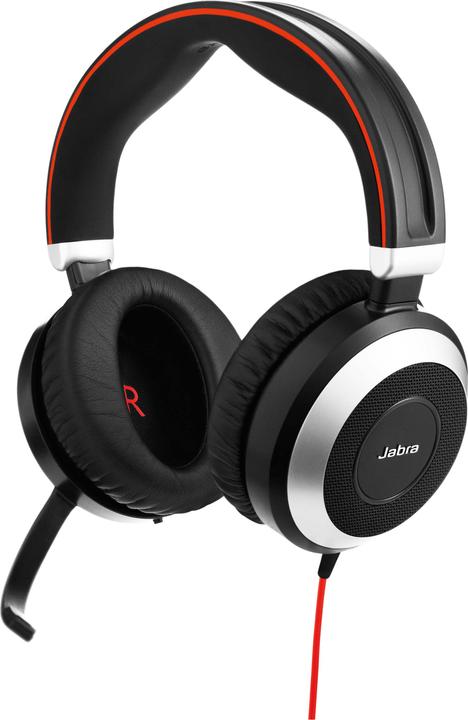 Actual product image Jabra Evolve 80 (Cable, USB-A)