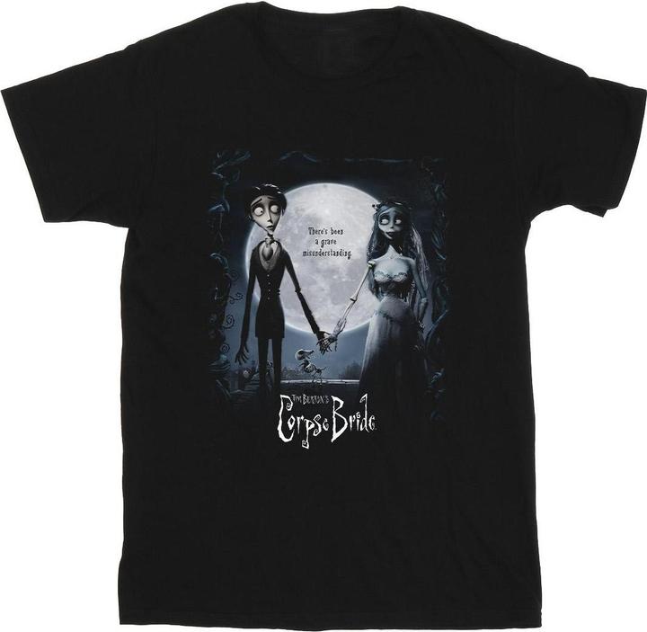 Actual product image Universal Textiles Unisex Adult There's Been A Grave Misunderstanding Poster Cotton T-Shirt (M)