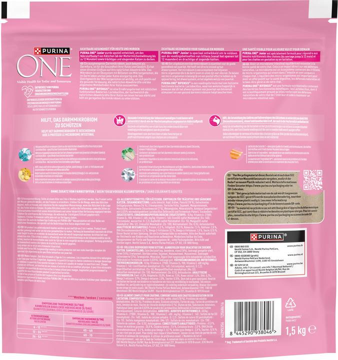 Immagine prodotto Purina ONE Bifensis (Junior, 1 pz., 1530 g)
