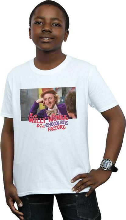 Actual product image Willy Wonka & the Chocolate Factory Boys Condescending Wonka T-Shirt (128)