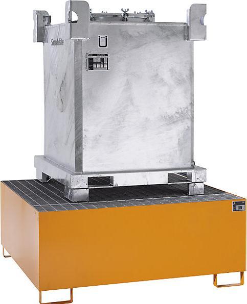 Actual product image kaiserkraft Steel sump for tank container (1000 l)