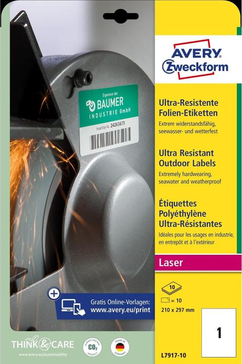 Actual product image Avery Folien-Etiketten