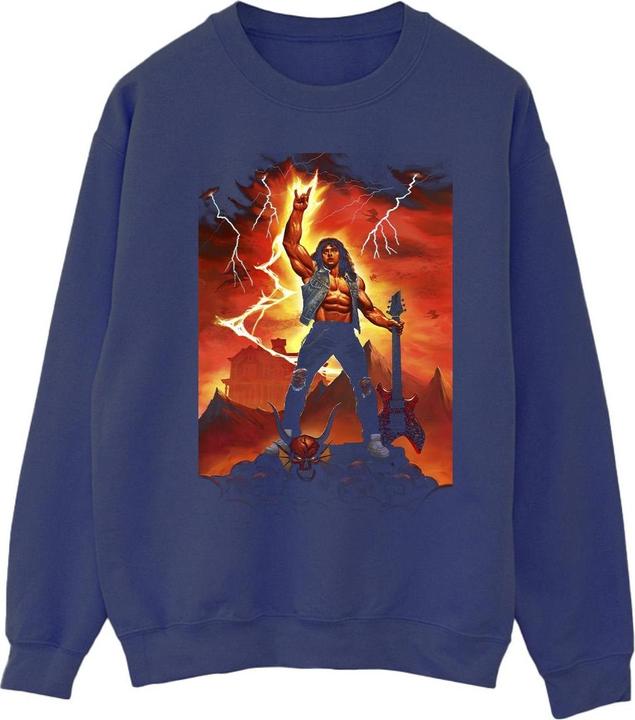 Actual product image Netflix Mens Stranger Things Hell Guitar Sweatshirt (S)
