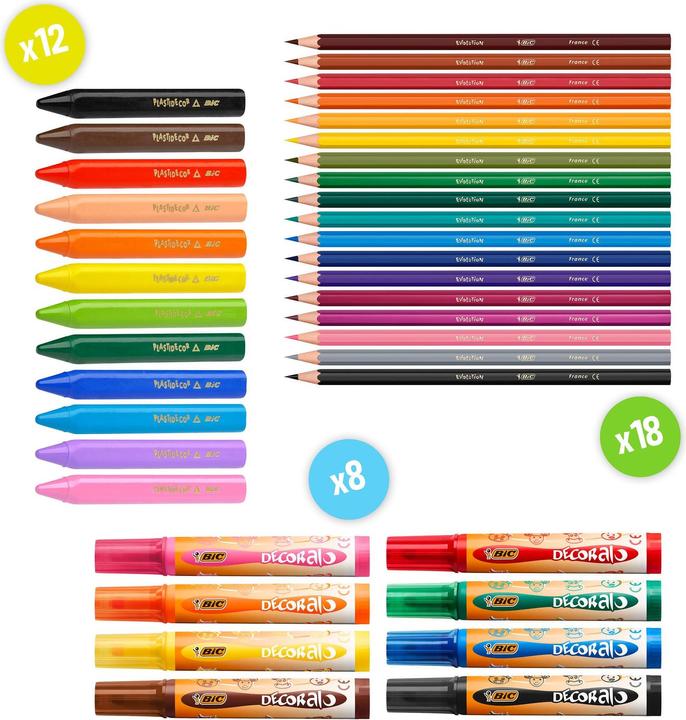 Image du produit Bic Malset My Pirate 38-teilig
