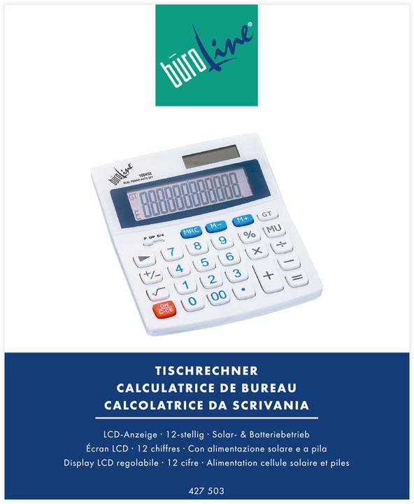 Produktbild BüroLine 1004se (Solarzellen, Batterien)