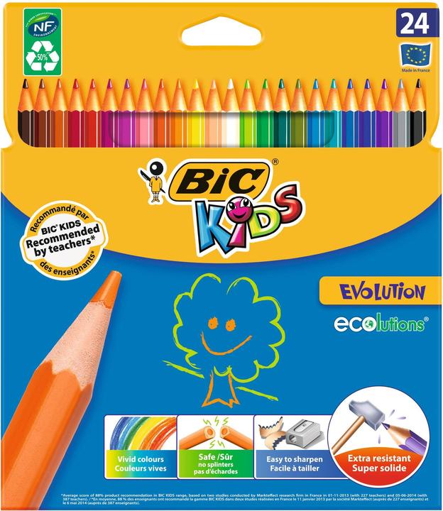 Produktbild Bic Kids Evolution (Sortiert, 24 x)
