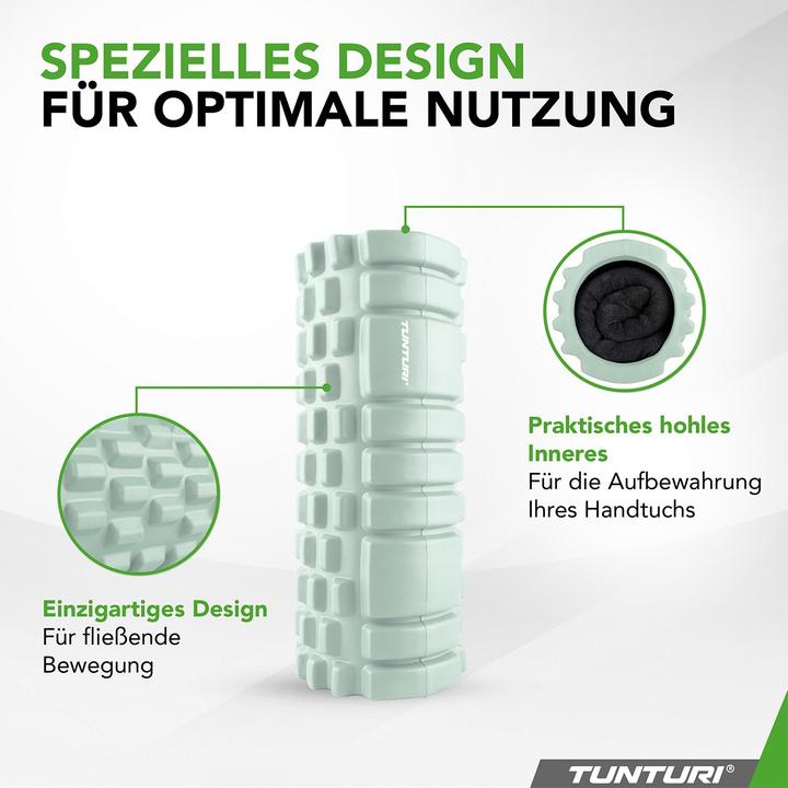 Actual product image Tunturi Yoga Massage Roller 33 cm Mint Green