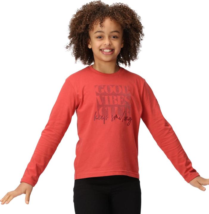 Actual product image Regatta Childrens/Kids Wenbie III Good Vibes Club Long-Sleeved T-Shirt (158)