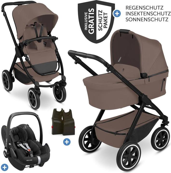 Produktbild ABC Design Kinderwagen 3 in 1 3in1 Kinderwagen-Set Samba 2 - inkl. Babywanne