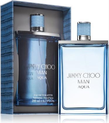 Jimmy Choo Man Aqua Eau de Toilette Natural Spray 200ml für Männer - Brandneu und versiegelt (Eau de Toilette, 200 ml)