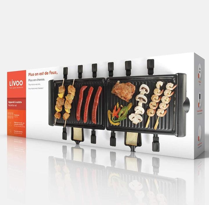 Immagine prodotto Livoo Set per raclette 12 persone