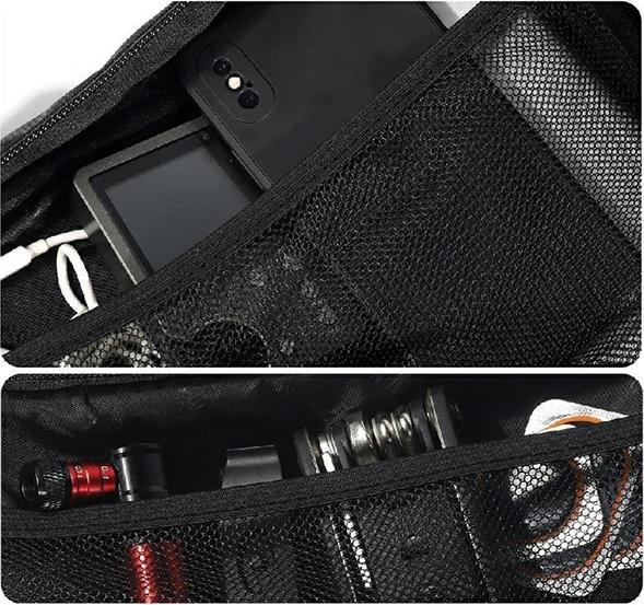 Actual product image Wildman Etui/sakwa na ramę roweru ES19 uchwyt rowerowy czarna/black