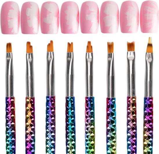 Produktbild Nagellack24 Profi Gel Pinsel 8er Set