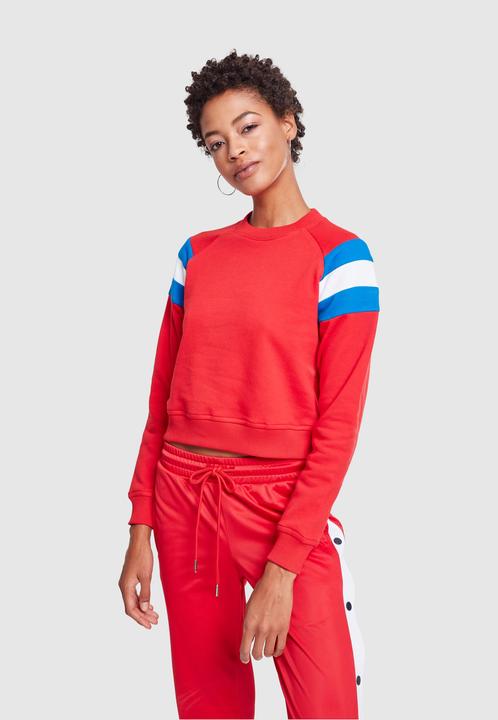 Actual product image Urban Classics Ladies Sleeve Stripe Crew (XL)