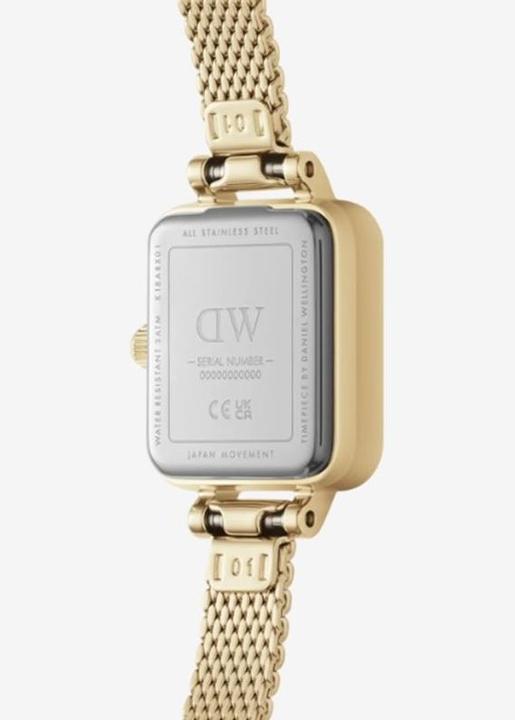 Immagine prodotto Daniel Wellington Quadro Mini Evergold Oro Smeraldo (Orologio da polso analogico, 15.50 mm)