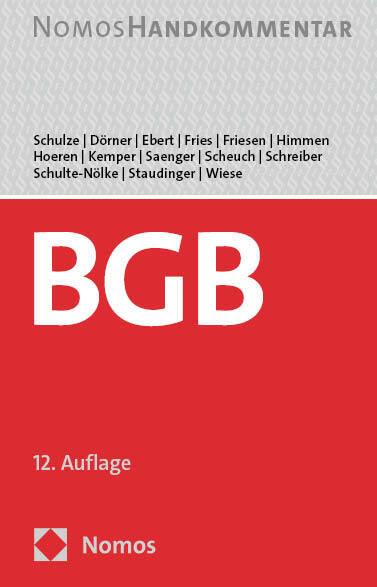 Immagine prodotto Bürgerliches Gesetzbuch (Tedesco, Thomas Hoeren, Ingo Saenger, Christoph Schreiber, Rainer Kemper, Schulze puro, 2023)