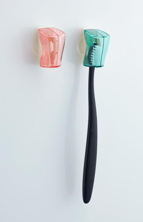 Image du produit Diaqua Porte-brosse à dents Basic bleu & rose