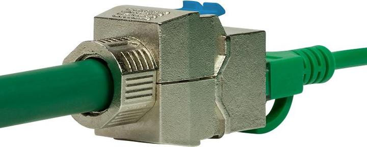 Image du produit LogiLink Keystone femelle STP AWG22-24 16.5mm de large Cat.8.1 (U/FTP, CAT8.1, 0.03 m)