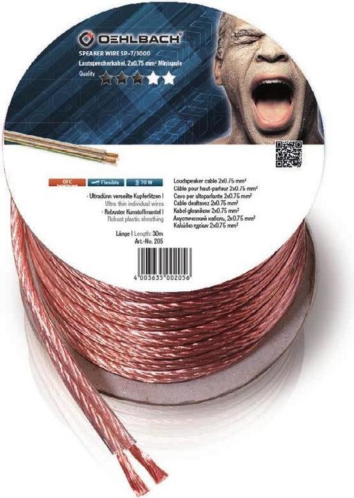 Actual product image Oehlbach Speaker Wire SP7 3000 (30 m, 0.75 mm²)
