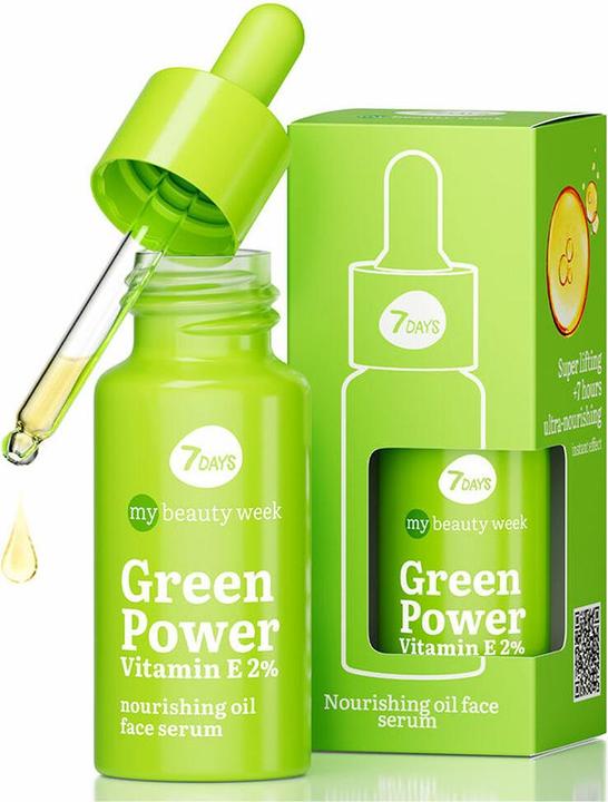 7Days Vitamin E Gesichtsserum Pflegendes Serum mit Avocadoöl und Peptiden Koreanische Hautpflege (20 ml)
