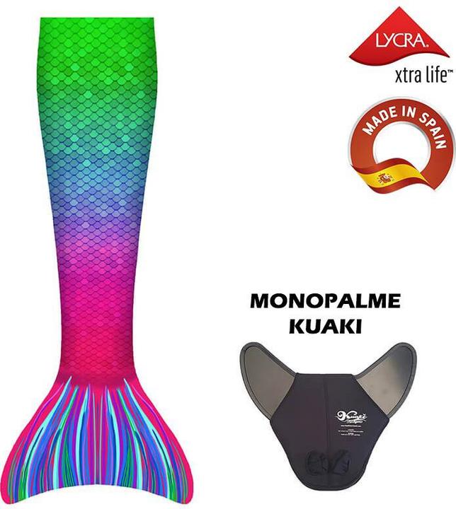 Produktbild Kuaki Mermaids Meerjungfrauenkostüm mit Monoflosse