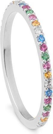 Immagine prodotto Breuning ANELLO - Brill. | Blu cielo | Verde mela | Saf. Rosa (57, 585/14 K Oro)